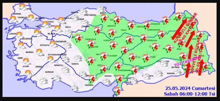 Ankara'nın kuzey ve batısı için gök gürültülü sağanak uyarısı - Resim: 16